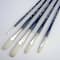 Silver Brush Limited Bristlon Long Filbert Brushes, Set of 5